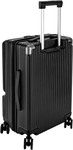 20" Suitcase Harshell Luggage,Trolley Case w/TSA&3-digit combinationLock,Travel Carry On Luggage Case,Adjust Handle 360 Spinner Wheels