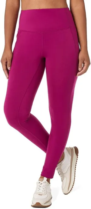 32 Degrees Womens High Waist Yoga Pants with Pockets | Workout Athletic Leggings