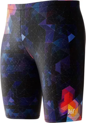 361 Swim Jammers for Men, Pro Racing Training Swimsuit, Chlorine Resistant Endurance Mens Swim Suit Swimwear Tech Pant
