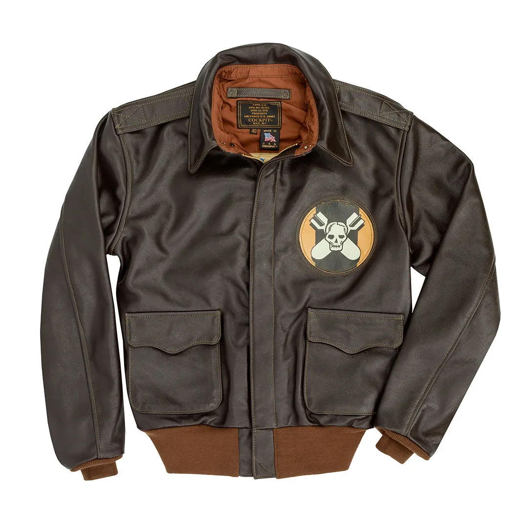 Aces and Eights™ Hand-Painted Flight Jacket Z21V029M