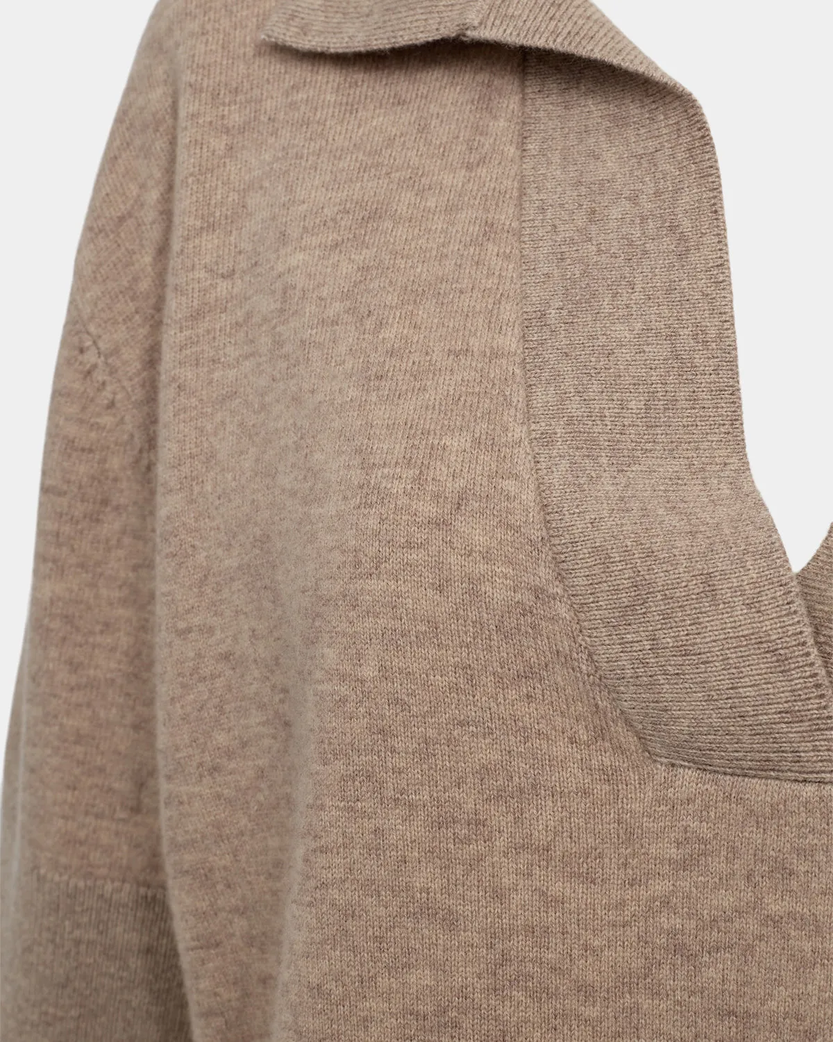 AMALYSW BLOUSE - Brown melange