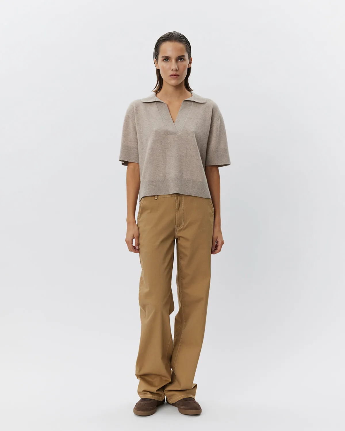 AMALYSW BLOUSE - Brown melange