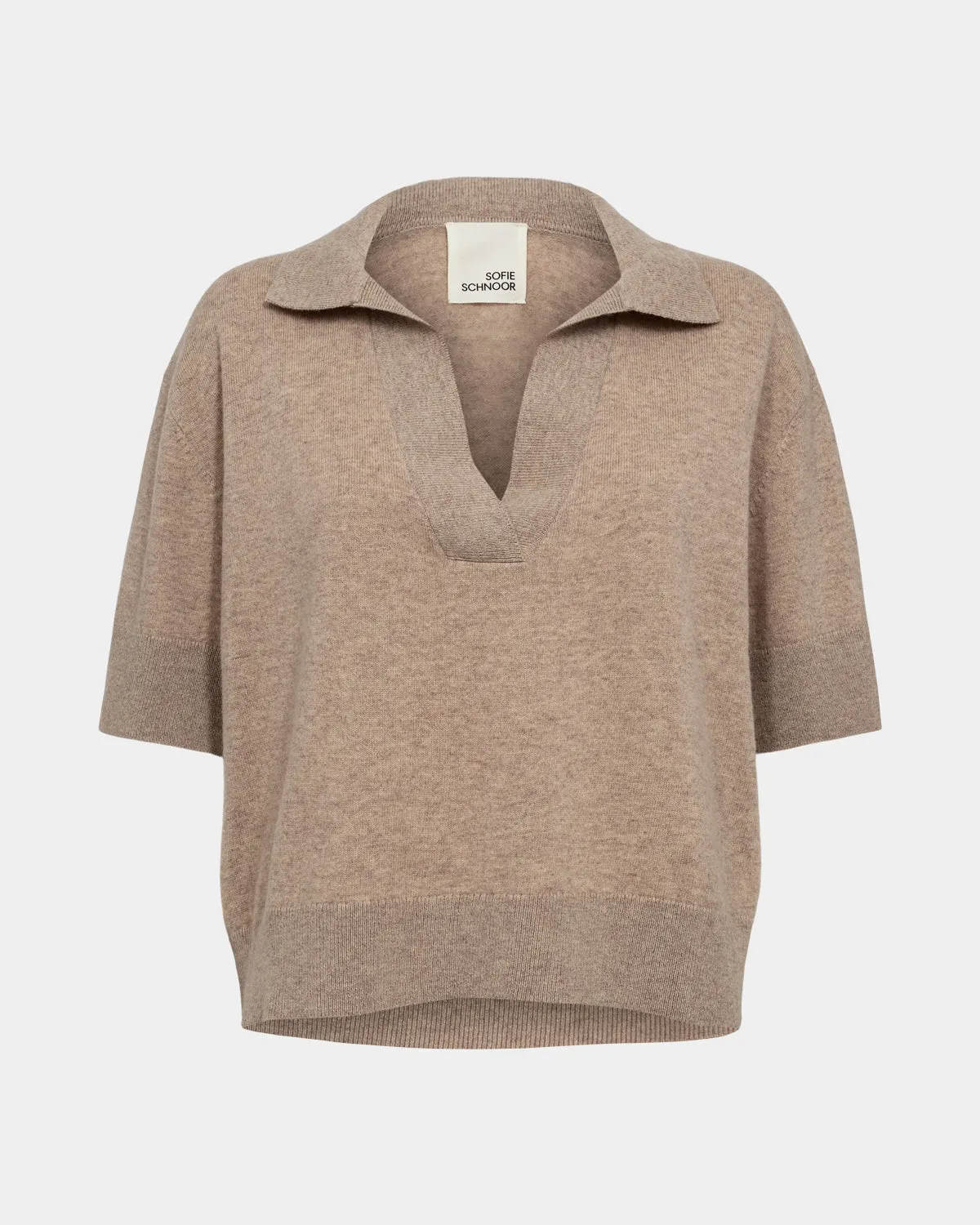 AMALYSW BLOUSE - Brown melange