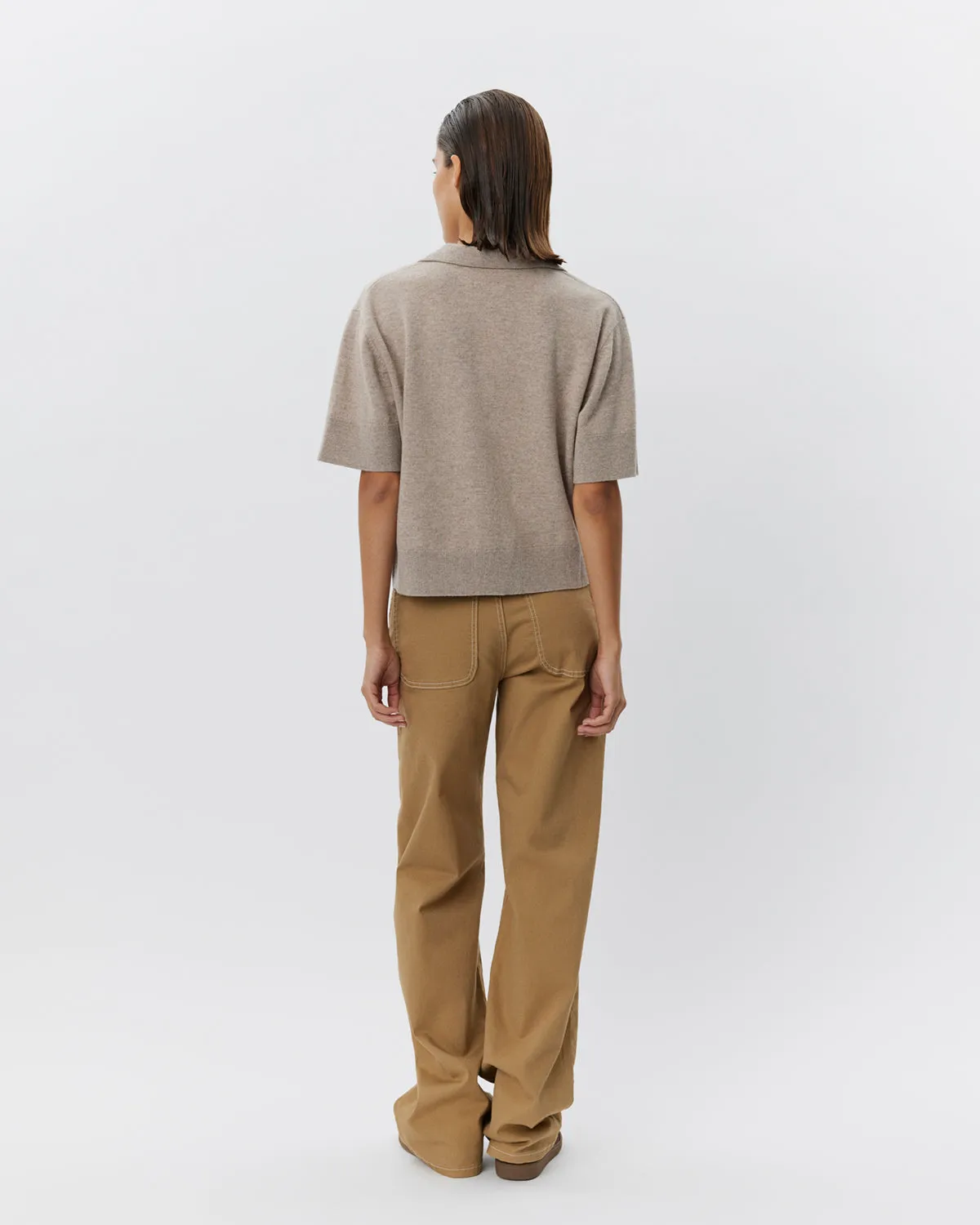 AMALYSW BLOUSE - Brown melange
