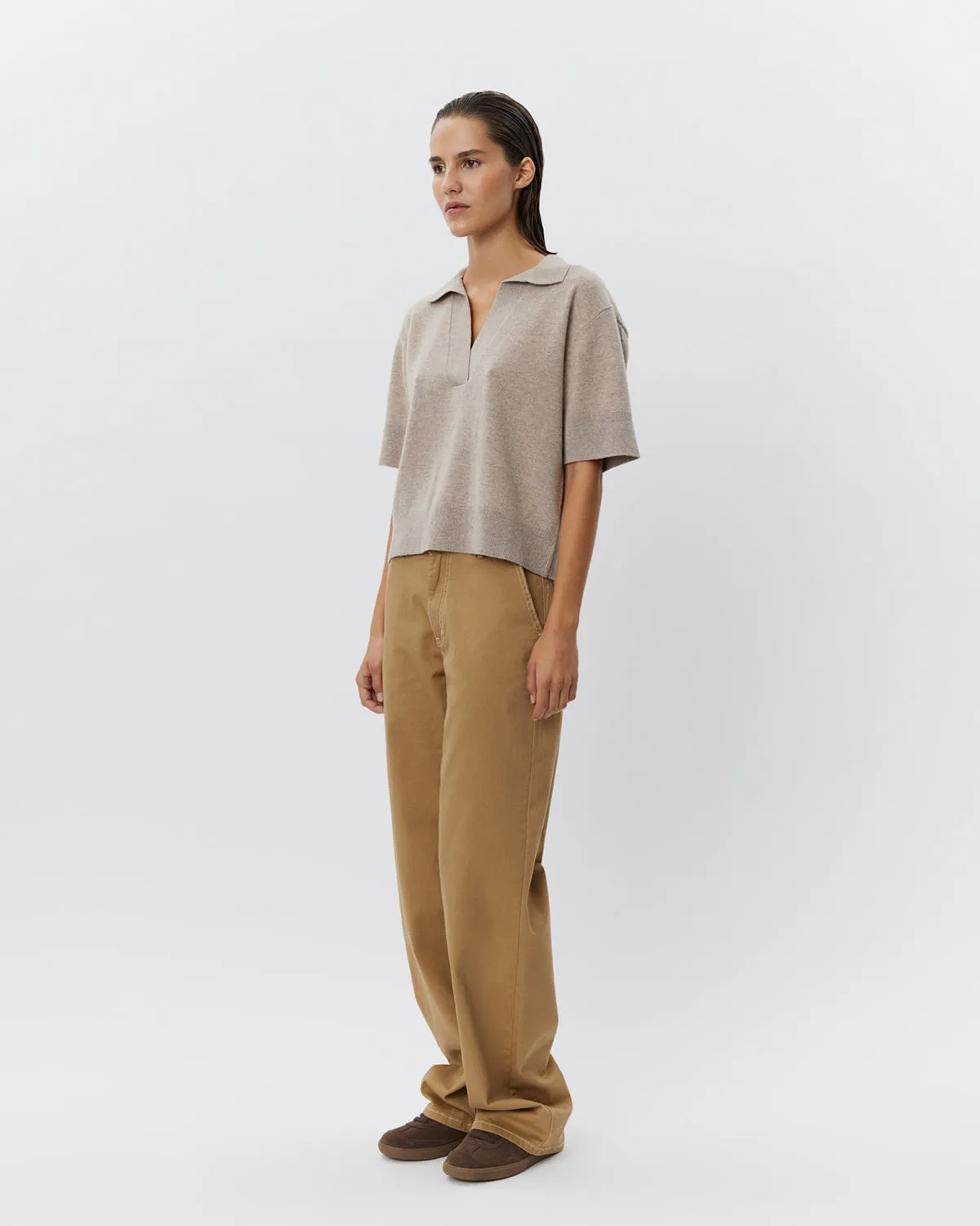 AMALYSW BLOUSE - Brown melange