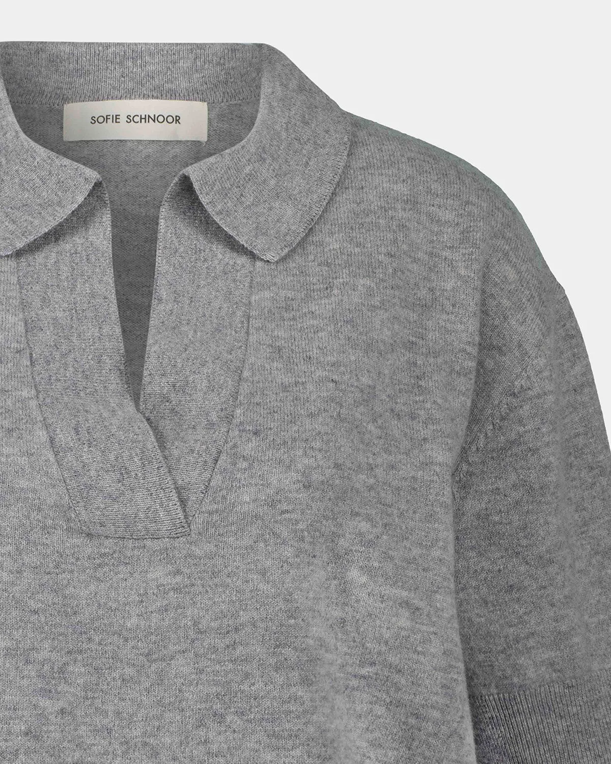AMALYSW BLOUSE - Grey melange
