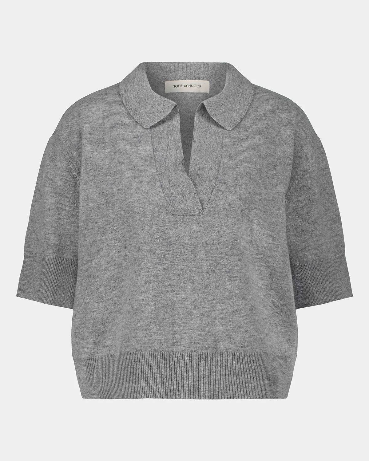 AMALYSW BLOUSE - Grey melange