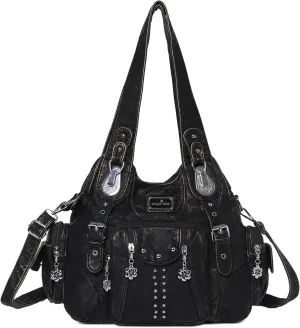 Angel Kiss Purses for Women Soft PU Leather Large Hobo Bags for Women Shoulder Bag