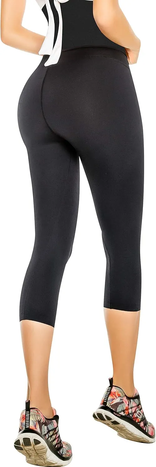 ARANZA Womens Active Sauna Hot Shaper Pants Leggings with Neoprene Waist Cincher
