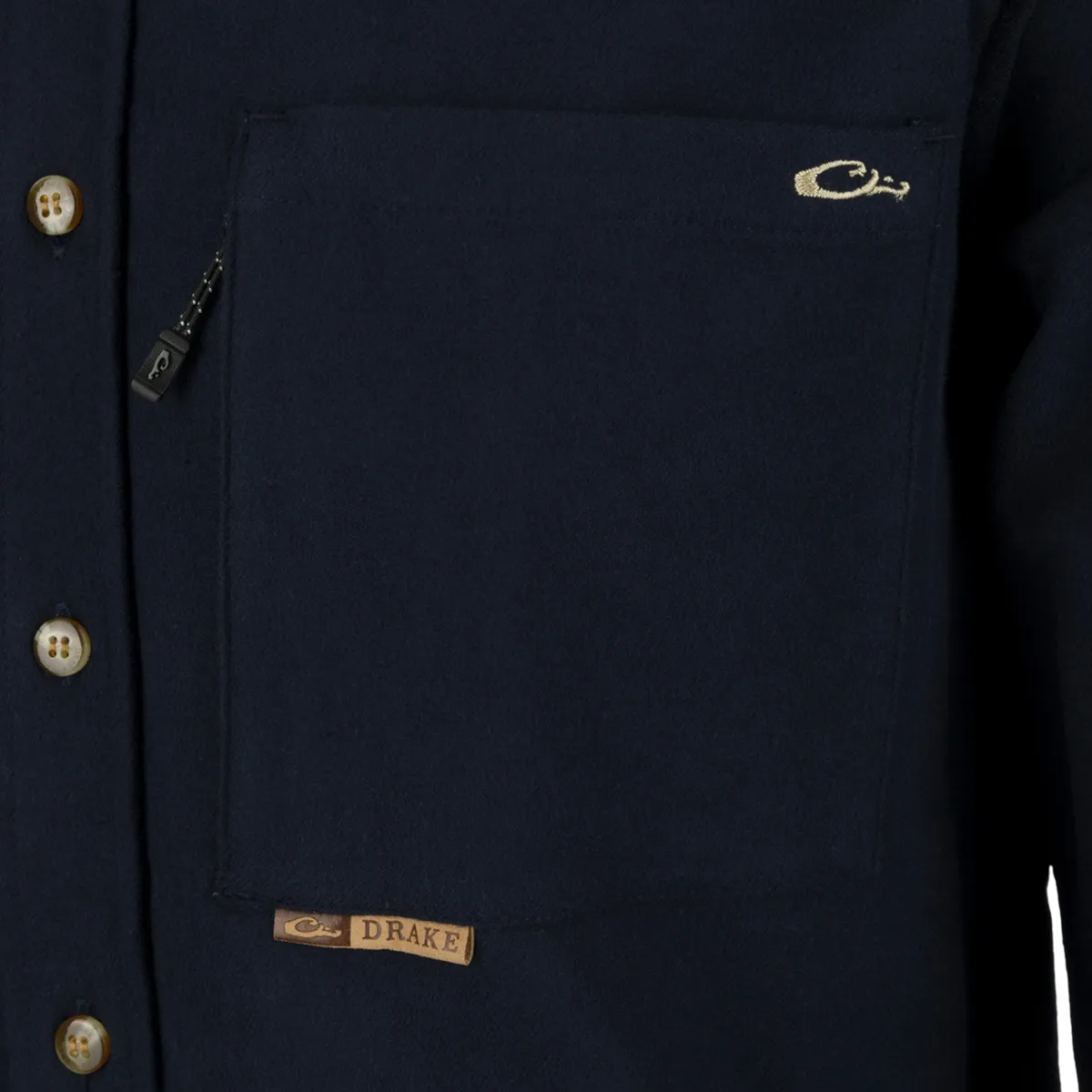 Autumn Brushed Twill Solid Button-Down Long Sleeve Shirt