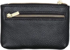 Beaupretty PU Leather Coin Pouch with Zipper Mini Handbag for Women for Daily Use Fits Pockets Great for Coins Change and Bills for School Shopping
