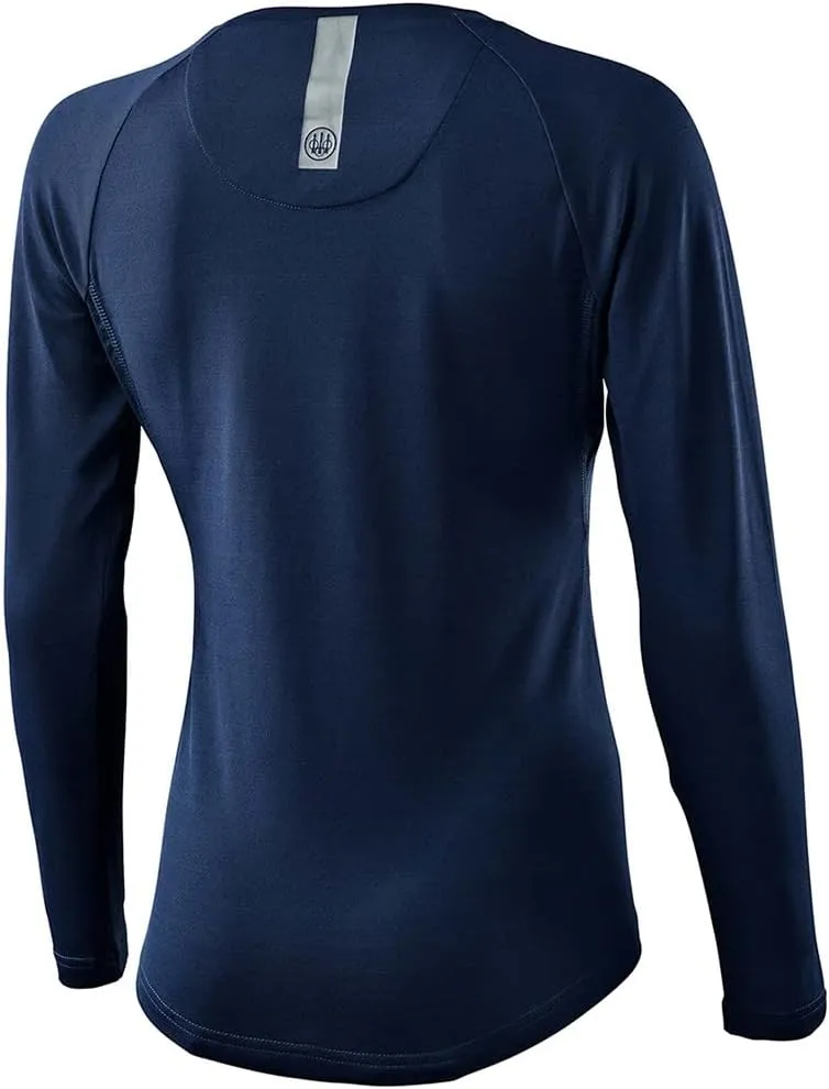 Beretta Women's Ciel Tech Outdoor Casual Performance Lightweight Breathable Quick-Drying Thermal Shooting Long Sleeve T-Shirt