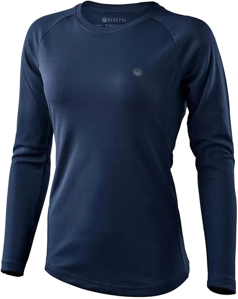 Beretta Women's Ciel Tech Outdoor Casual Performance Lightweight Breathable Quick-Drying Thermal Shooting Long Sleeve T-Shirt