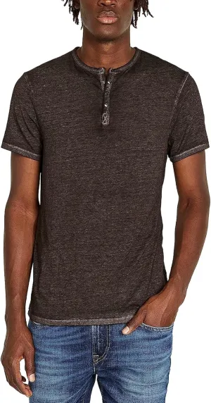 Buffalo David Bitton Men's Short Sleeve Kasum Henley
