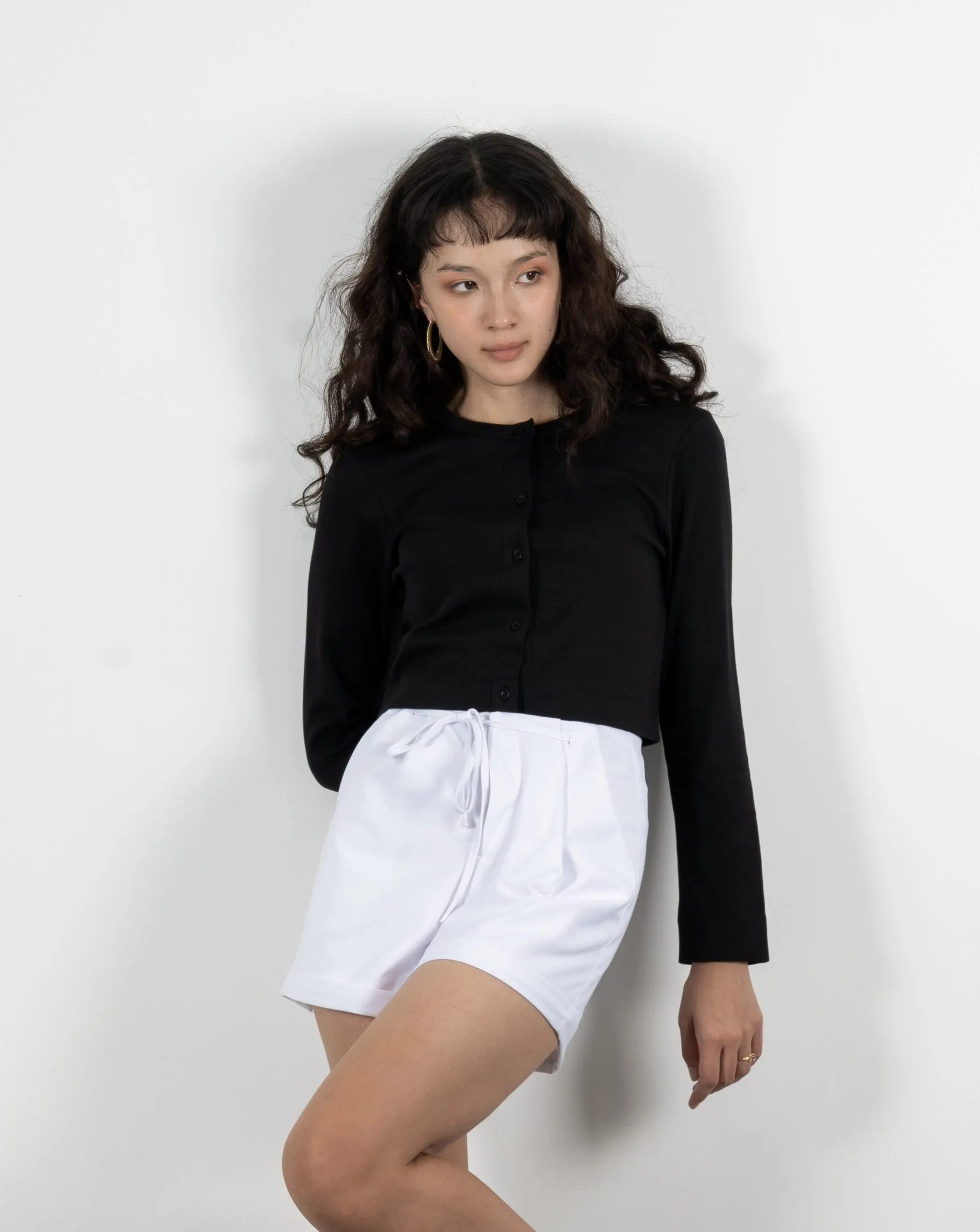 Button Down Cotton Cardigan