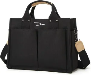 Canvas Tote Bag Purses for Women Large Canvas Work Shoulder Bags Casual Crossbody Purse for Travel Daily