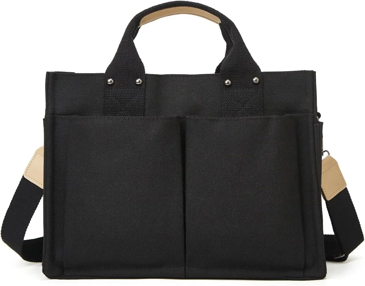 Canvas Tote Bag Purses for Women Large Canvas Work Shoulder Bags Casual Crossbody Purse for Travel Daily