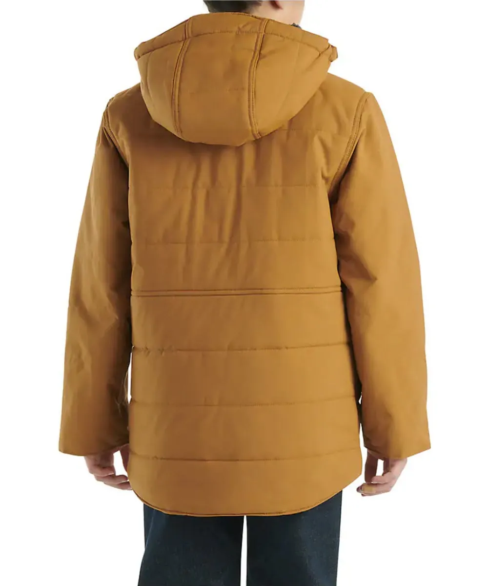 Carhartt Kids Montana Insulate Hooded Jacket - Carhartt Brown