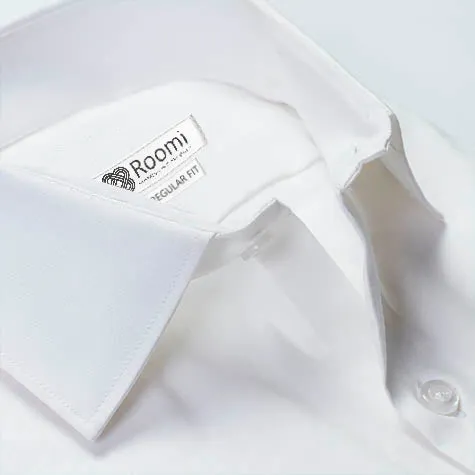 CLASSIC WHITE STRETCH MEN'S SHIRT ROOMI
