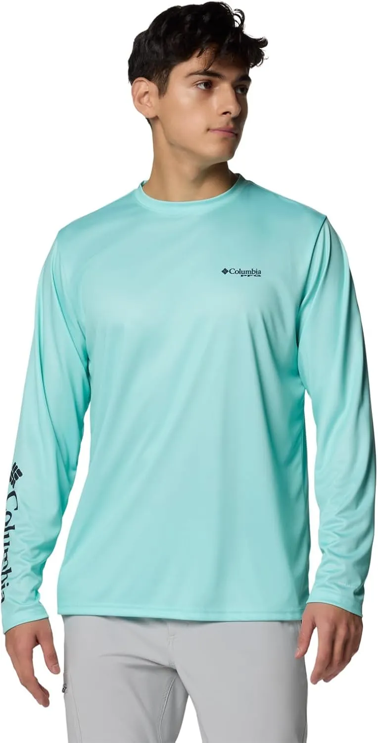 Columbia Men's Terminal Tackle PFG Fins and Stripes Long Sleeve