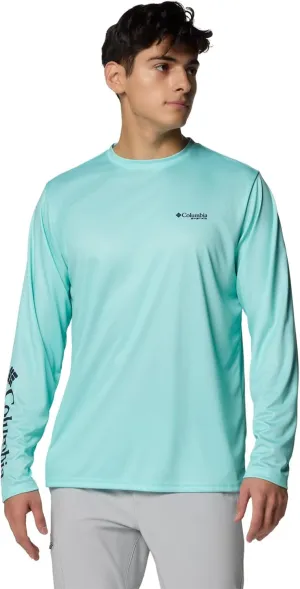 Columbia Men's Terminal Tackle PFG Fins and Stripes Long Sleeve