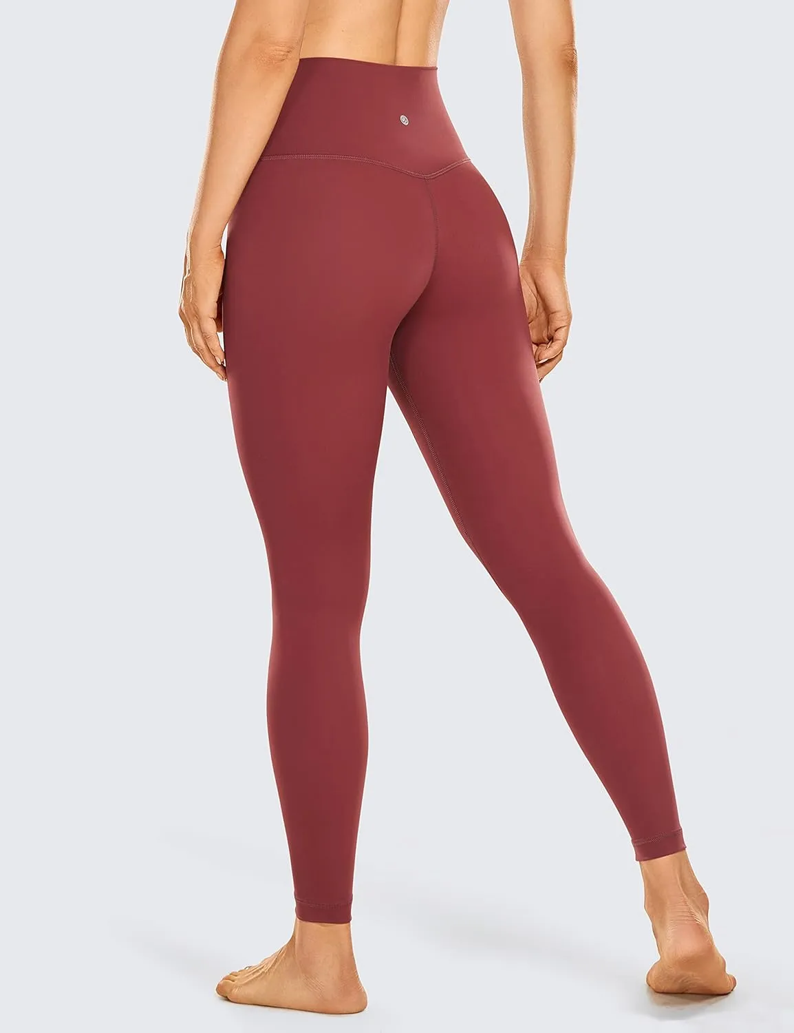 CRZ YOGA Womens Naked Feeling Leggings 25 Inches - High Waisted Workout Yoga Pants
