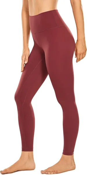 CRZ YOGA Womens Naked Feeling Leggings 25 Inches - High Waisted Workout Yoga Pants