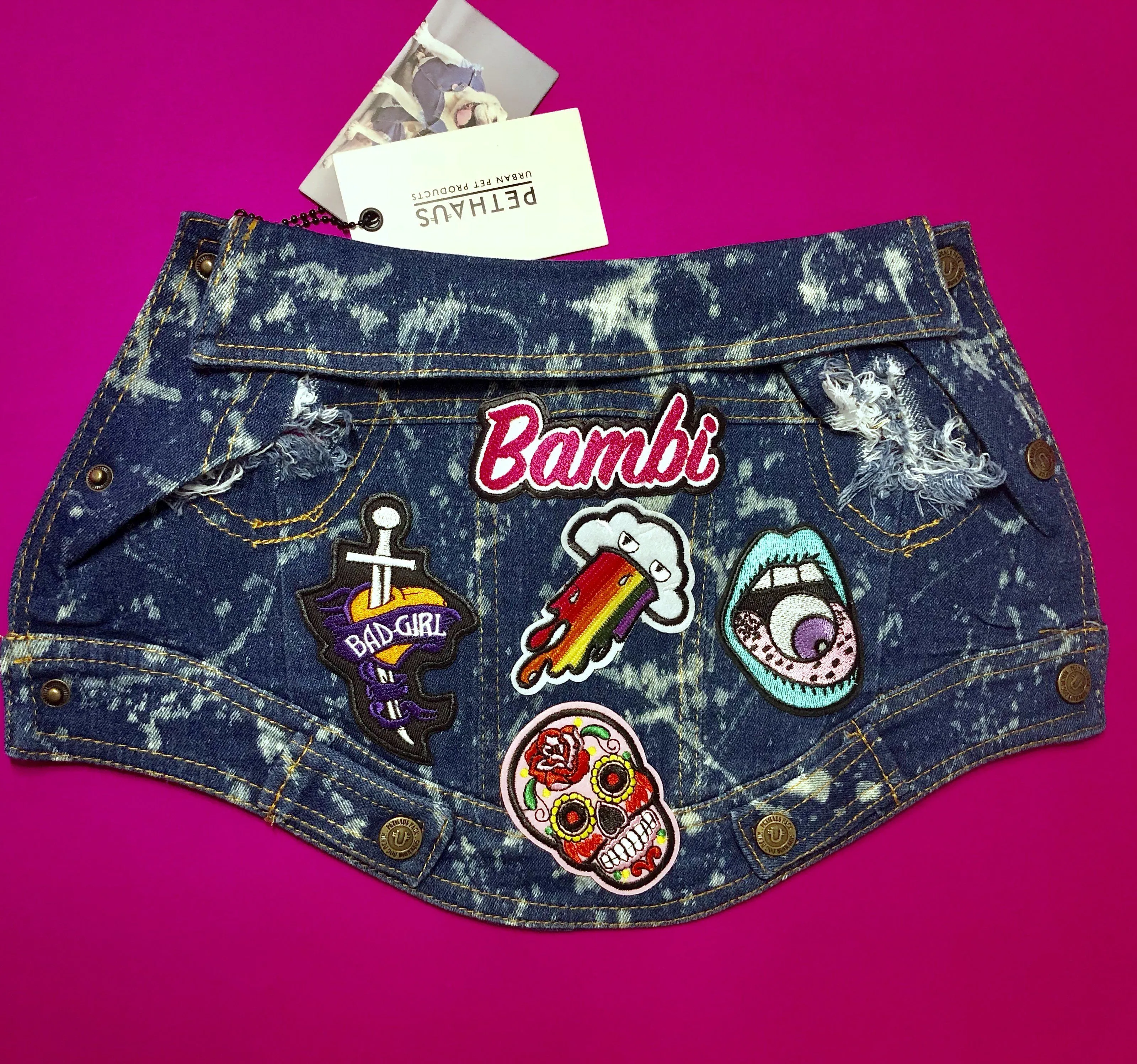 Custom Patched Dog Battle Jacket