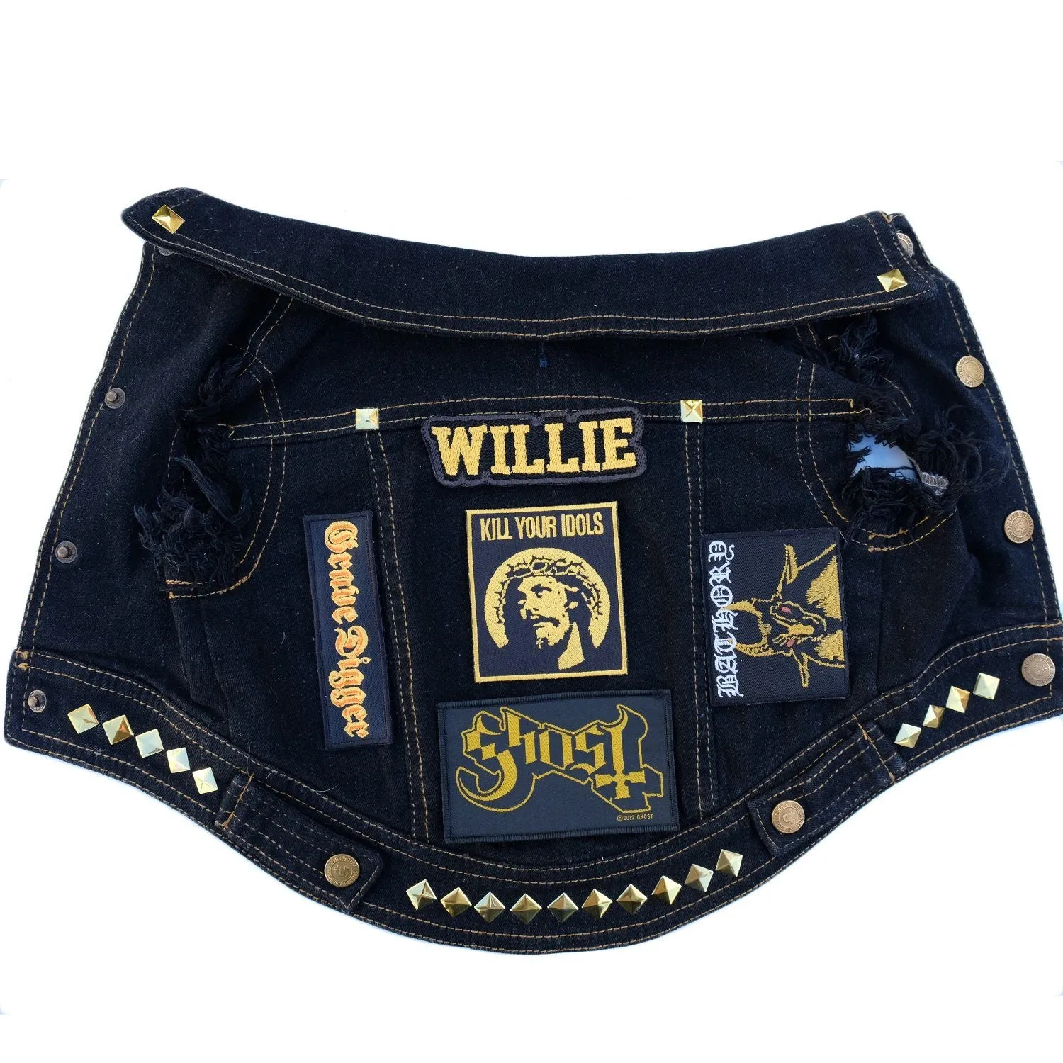 Custom Patched Dog Battle Jacket