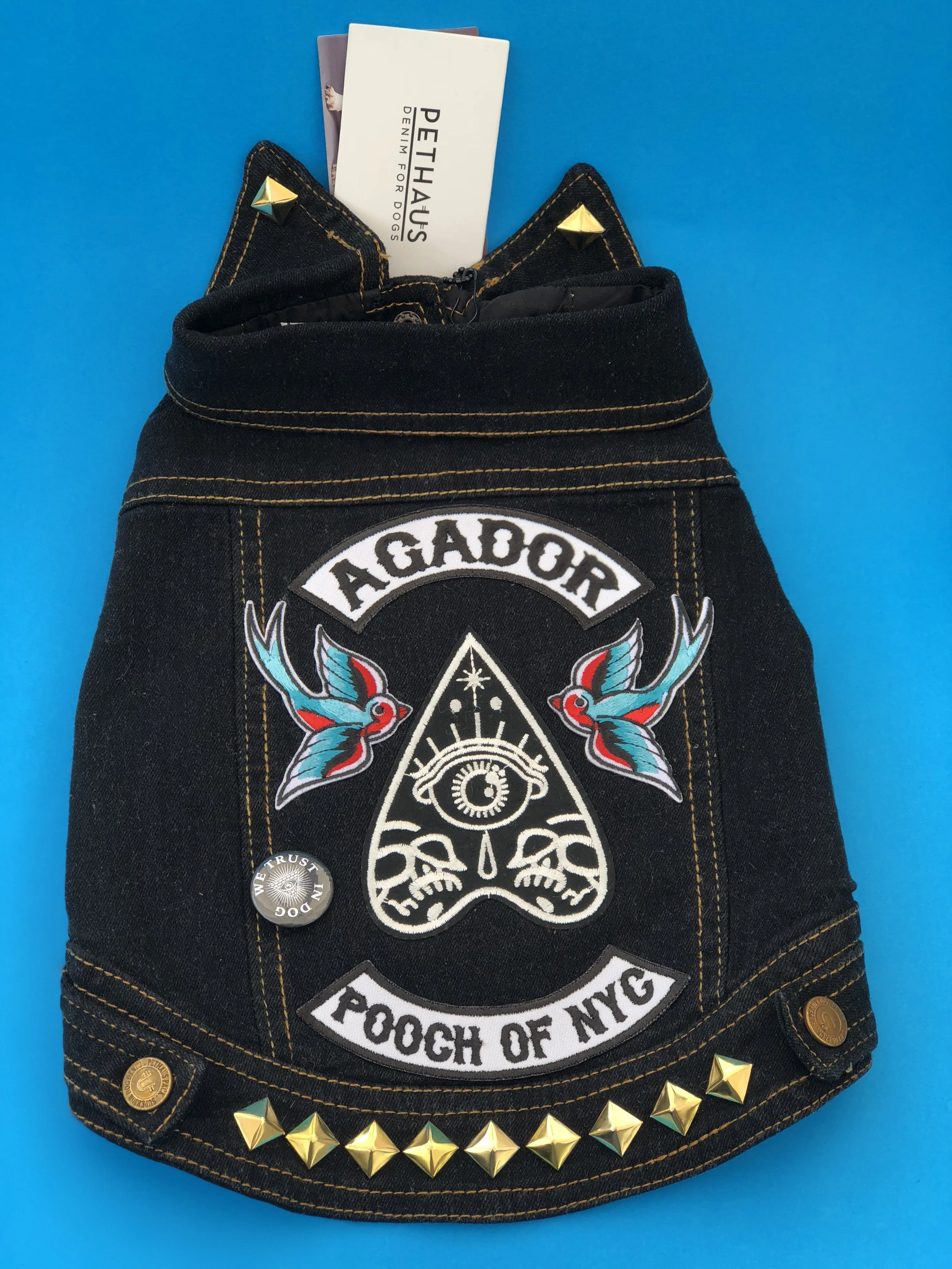 Custom Patched Dog Battle Jacket