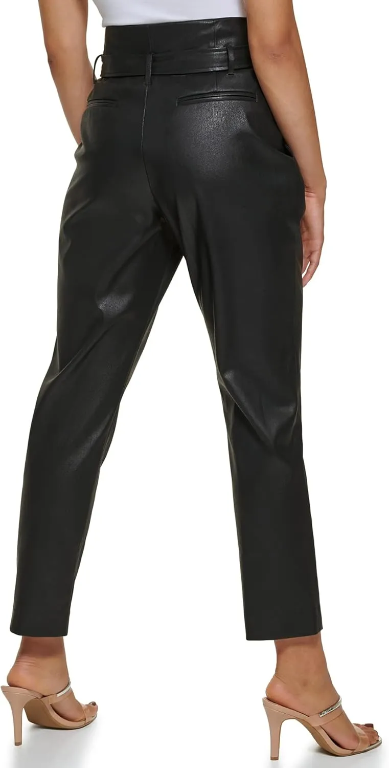 DKNY Women's Paperbag Waist Pant