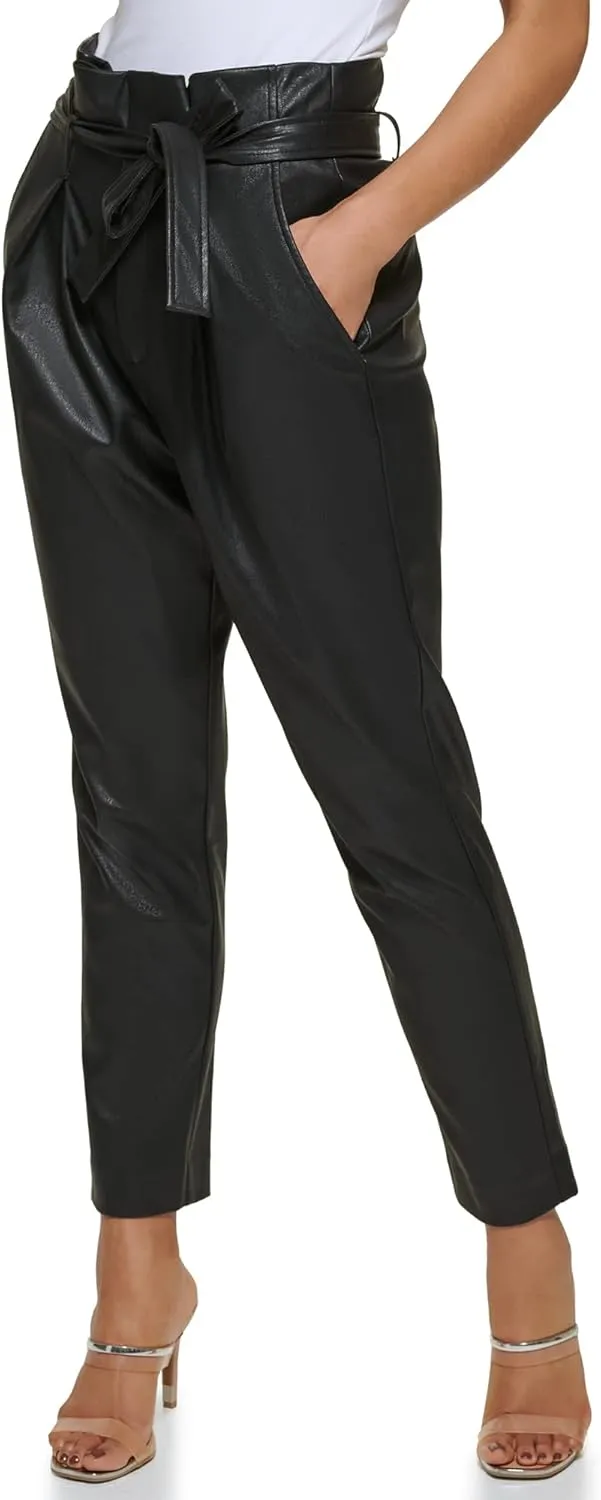 DKNY Women's Paperbag Waist Pant