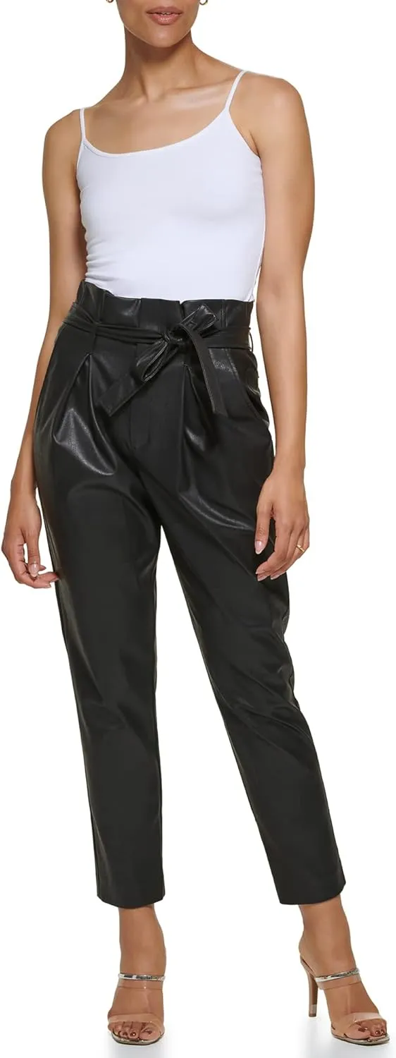DKNY Women's Paperbag Waist Pant
