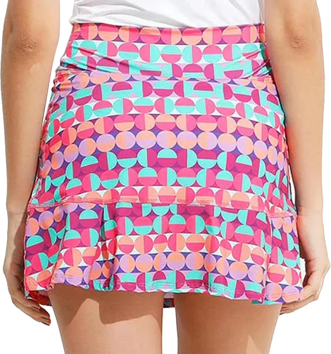 Dona Jo Official JoJo Women Skirt - Pleated Tennis Skirt w/Shorts & Built in Deep Pockets, Active Wear Clothing