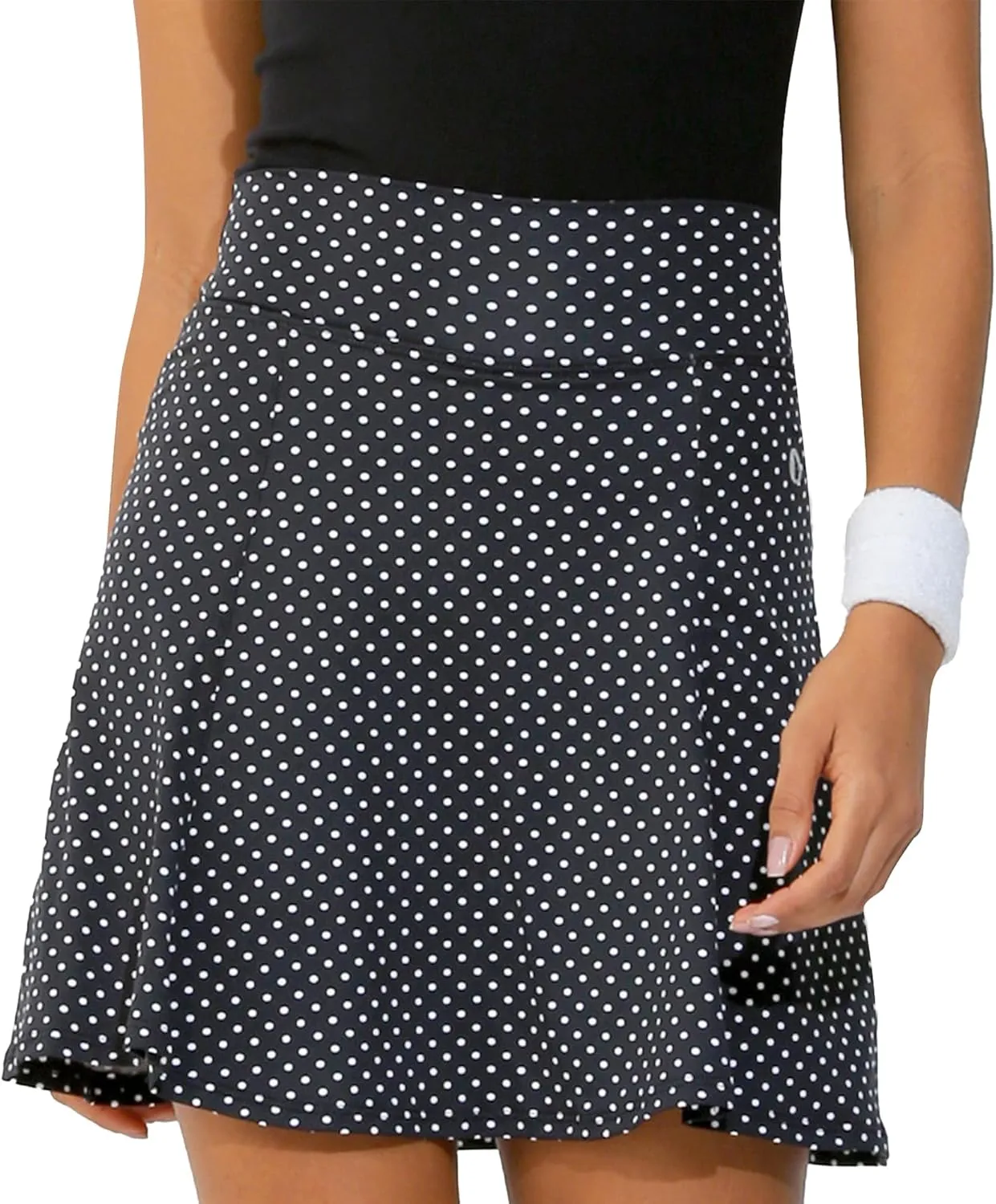 Dona Jo Ultimate Women's Active Performance Dri Fit Skirt - A-line Tennis and Golf Skort w/Shorts & Pockets for Sports