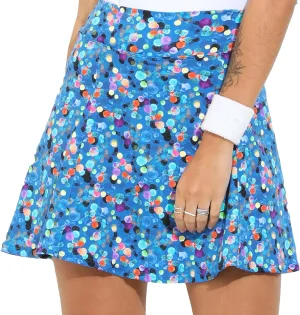 Dona Jo Ultimate Women's Active Performance Dri Fit Skirt - A-line Tennis and Golf Skort w/Shorts & Pockets for Sports