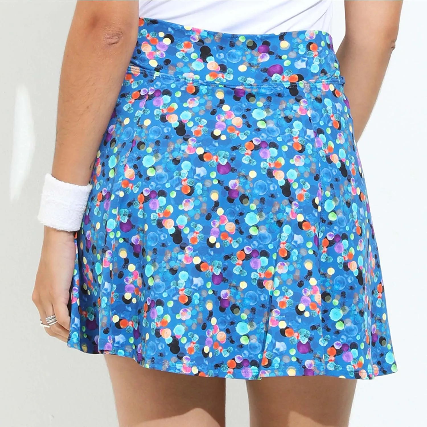 Dona Jo Ultimate Women's Active Performance Dri Fit Skirt - A-line Tennis and Golf Skort w/Shorts & Pockets for Sports