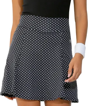 Dona Jo Ultimate Women's Active Performance Dri Fit Skirt - A-line Tennis and Golf Skort w/Shorts & Pockets for Sports