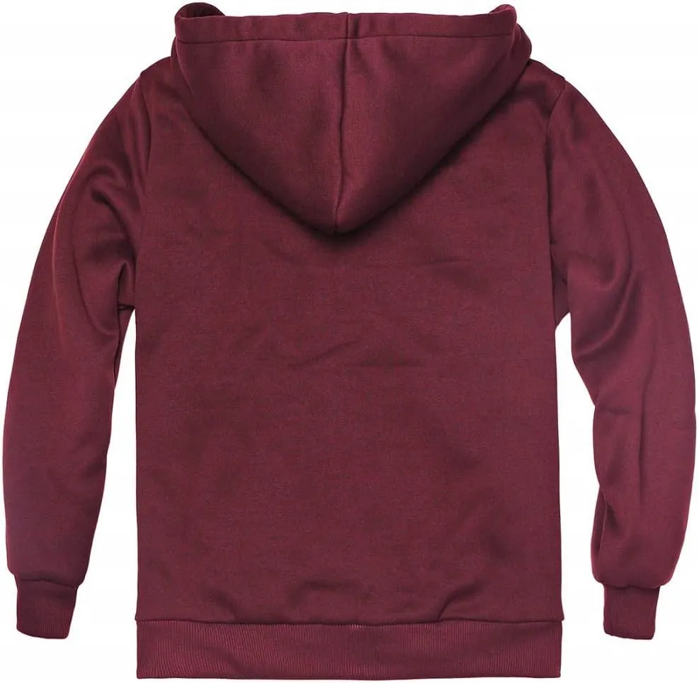 Facitisu Boys Fleece Hoodies Youth Sherpa Lined Full Zip Hooded Jacket Child Athletic Winter Warm Sweatshirts
