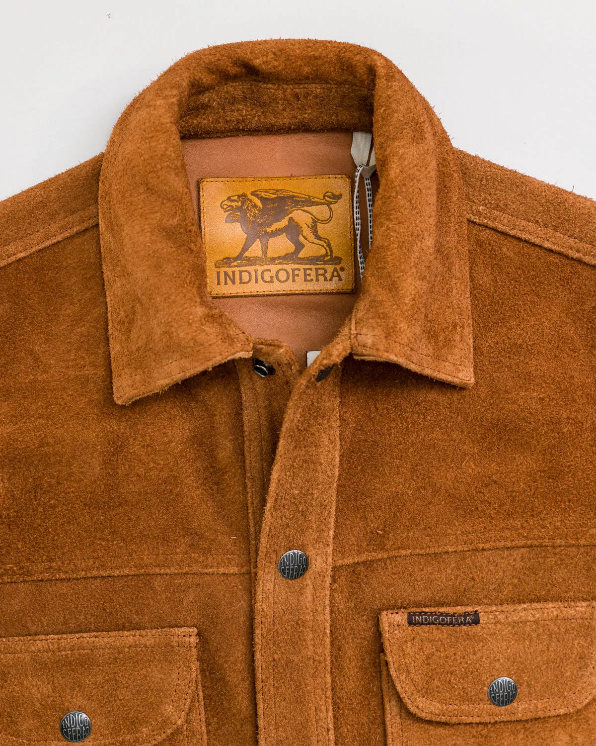 Fargo Trucker Jacket Leather - Cognac