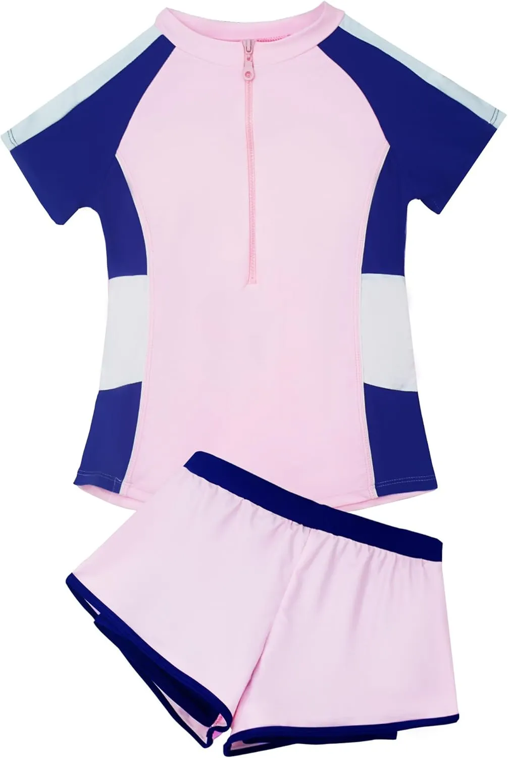 FEOYA Girl's Swimsuits Sleeveless Swimwear Mesh Cover Up Bathing Suits with Pompom Tassel 8-14Y