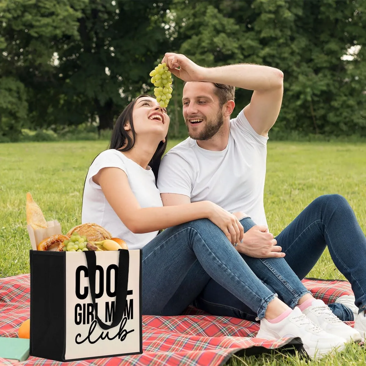 Grandma Mimi Gigi Granny Nana Memaw Nanny Mama Mum Mom Aunt Gifts Cool Canvas Tote Bag for Women