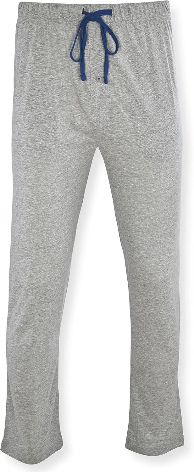 Hanes Men's Solid Knit Sleep Pant with Pockets and Drawstring