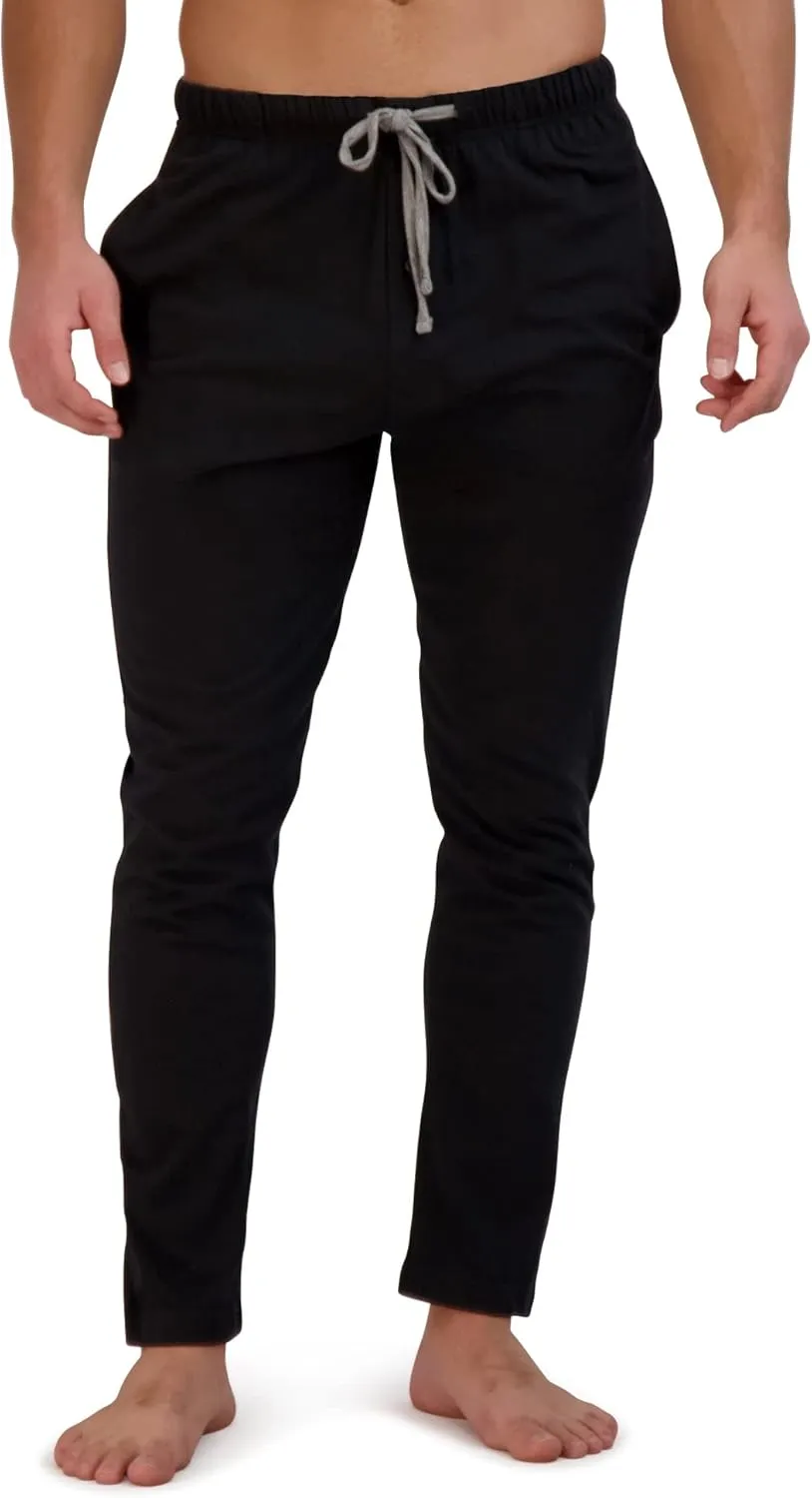 Hanes Men's Solid Knit Sleep Pant with Pockets and Drawstring