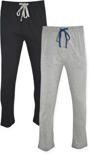 Hanes Men's Solid Knit Sleep Pant with Pockets and Drawstring