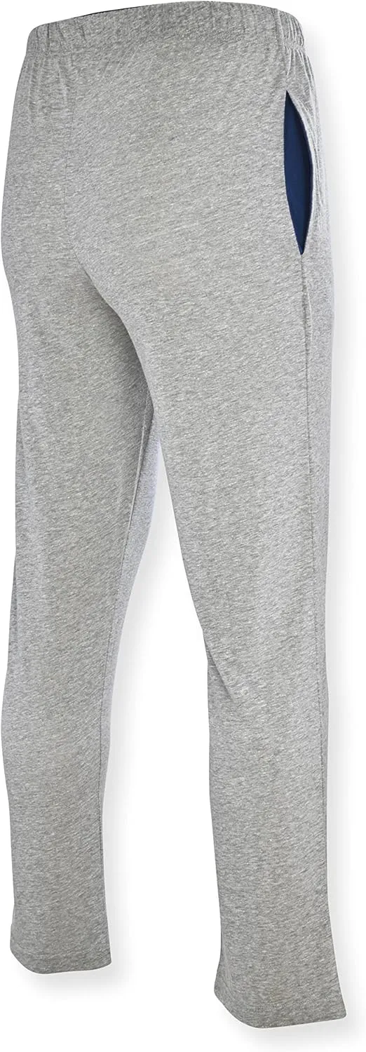 Hanes Men's Solid Knit Sleep Pant with Pockets and Drawstring