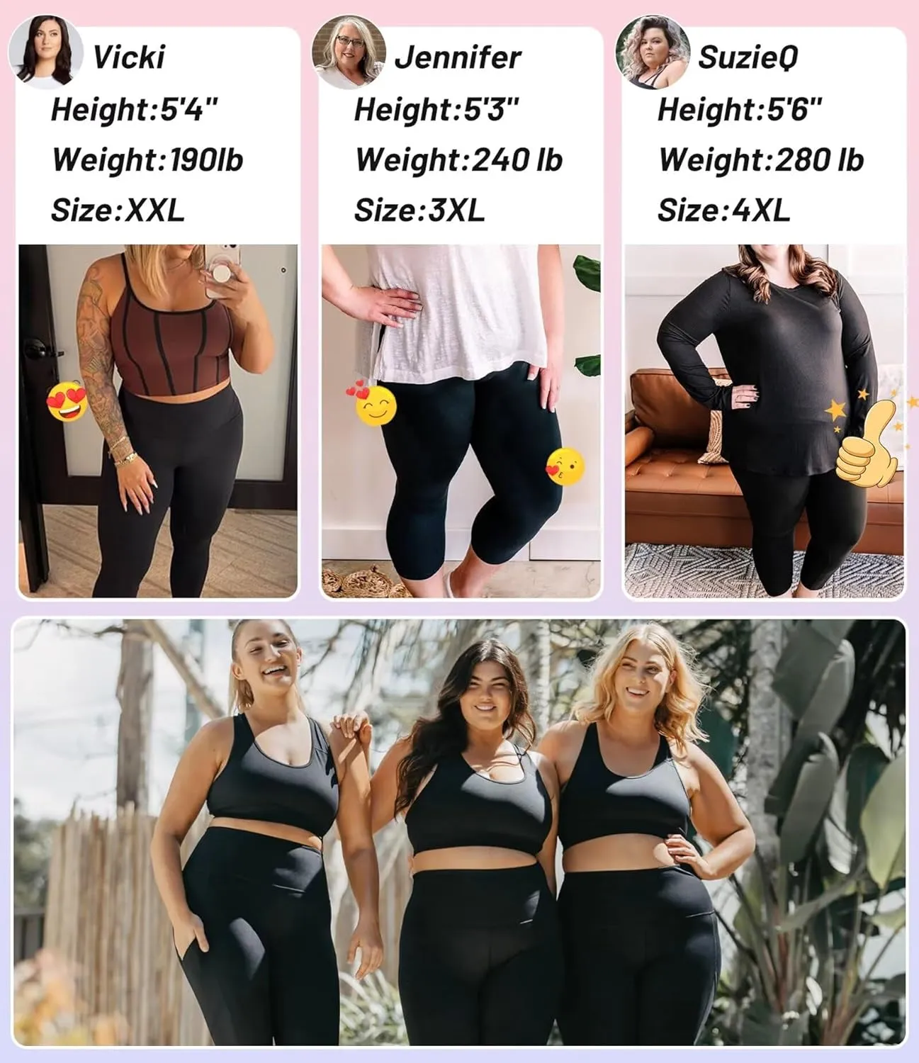 Happy.angel Plus Size Leggings with Pockets for Women, High Waisted Capri Yoga Workout Pants Cropped Tights 3X 4X
