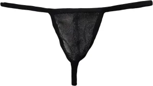 JEsilunmaMY Low Rise T-Back for Men Mesh Sheer Bulge Pouch G-String Thongs See Through Sexy Panties Bikini Briefs Underwear