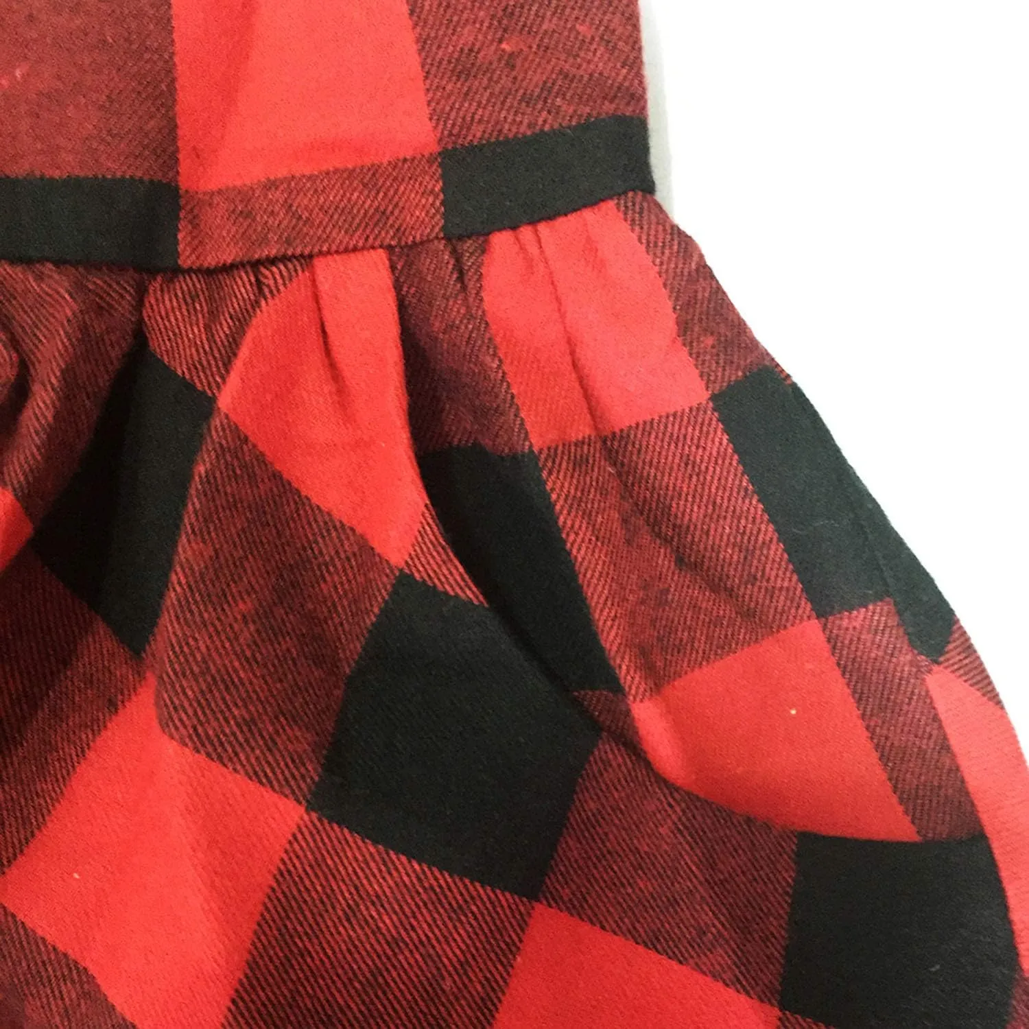 Kimring Women's Vintage High Waisted Pleated Full Skater Skirt with Pockets