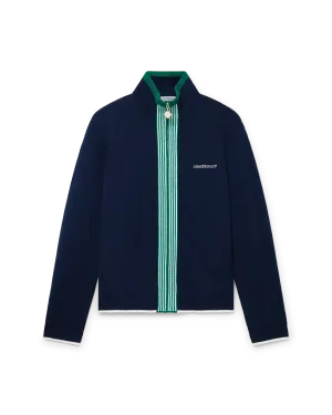 Knit Tennis Track Jacket
